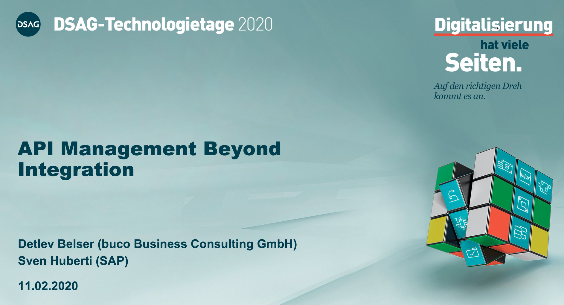 API Management Beyond Integration, der Vortrag